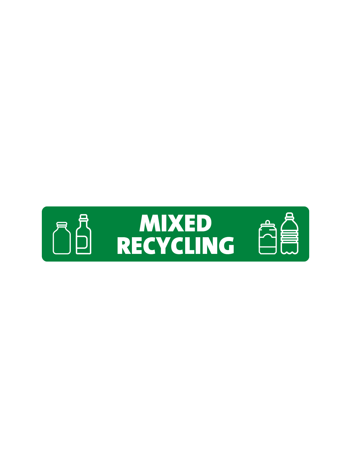 EXPRESSION – Label – Mixed Recycling – Green