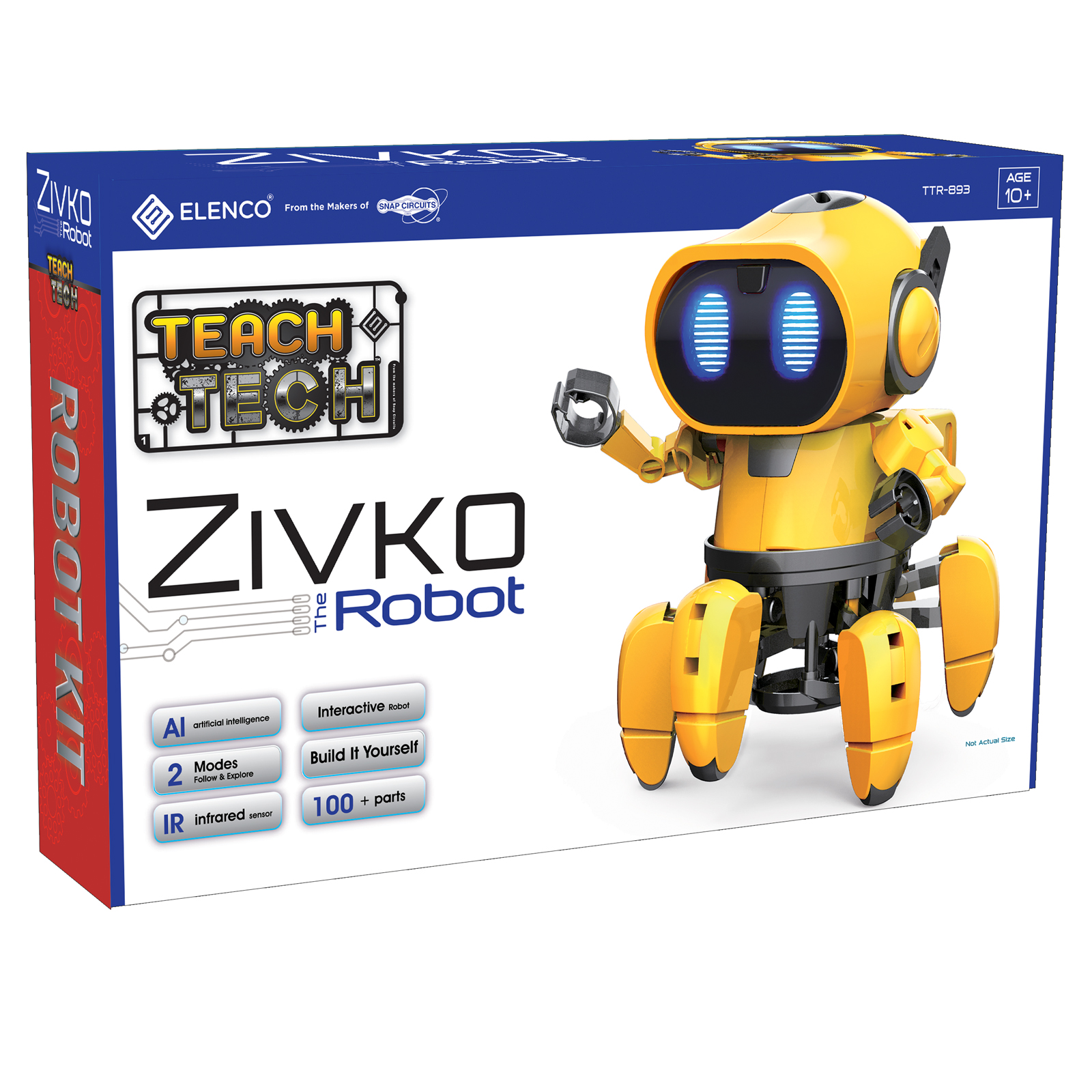 Elenco TEACH TECH Zivko the Robot Kit image number null