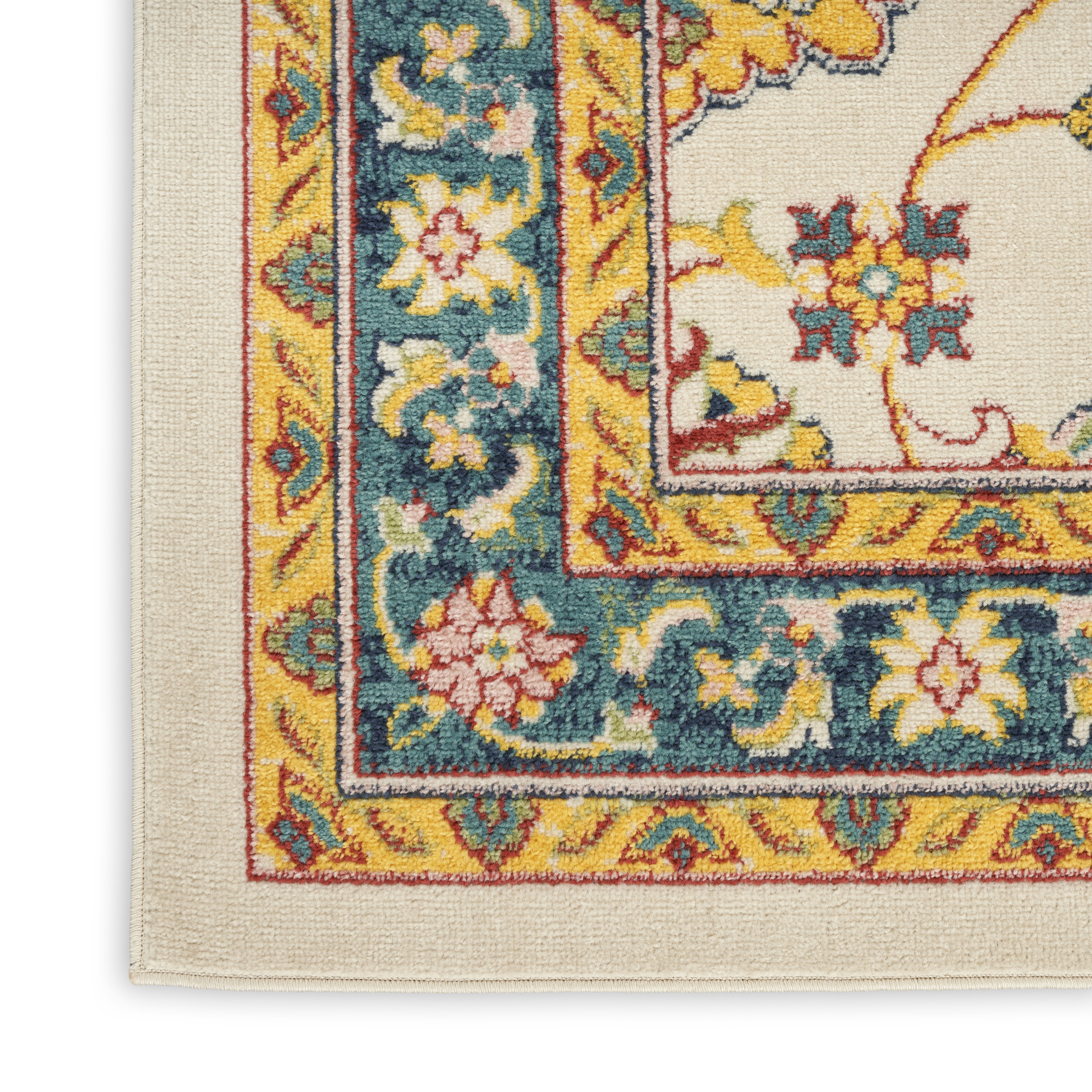 Nourison Nourison Essentials 5' x 7' Ivory Gold Vintage Rug