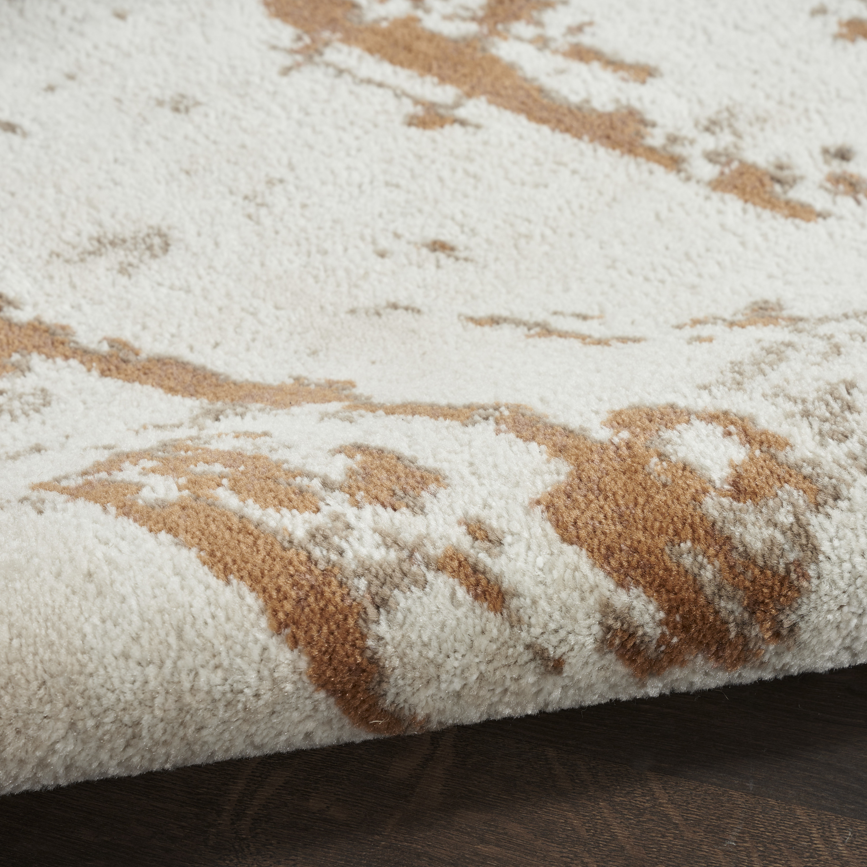 Nourison Quarry 5'3" x 7'3" Ivory Rust Modern Indoor Rug