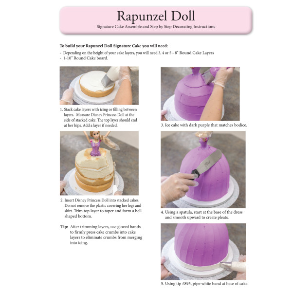 Disney Princess Rapunzel Doll Signature DecoSet® Flyer