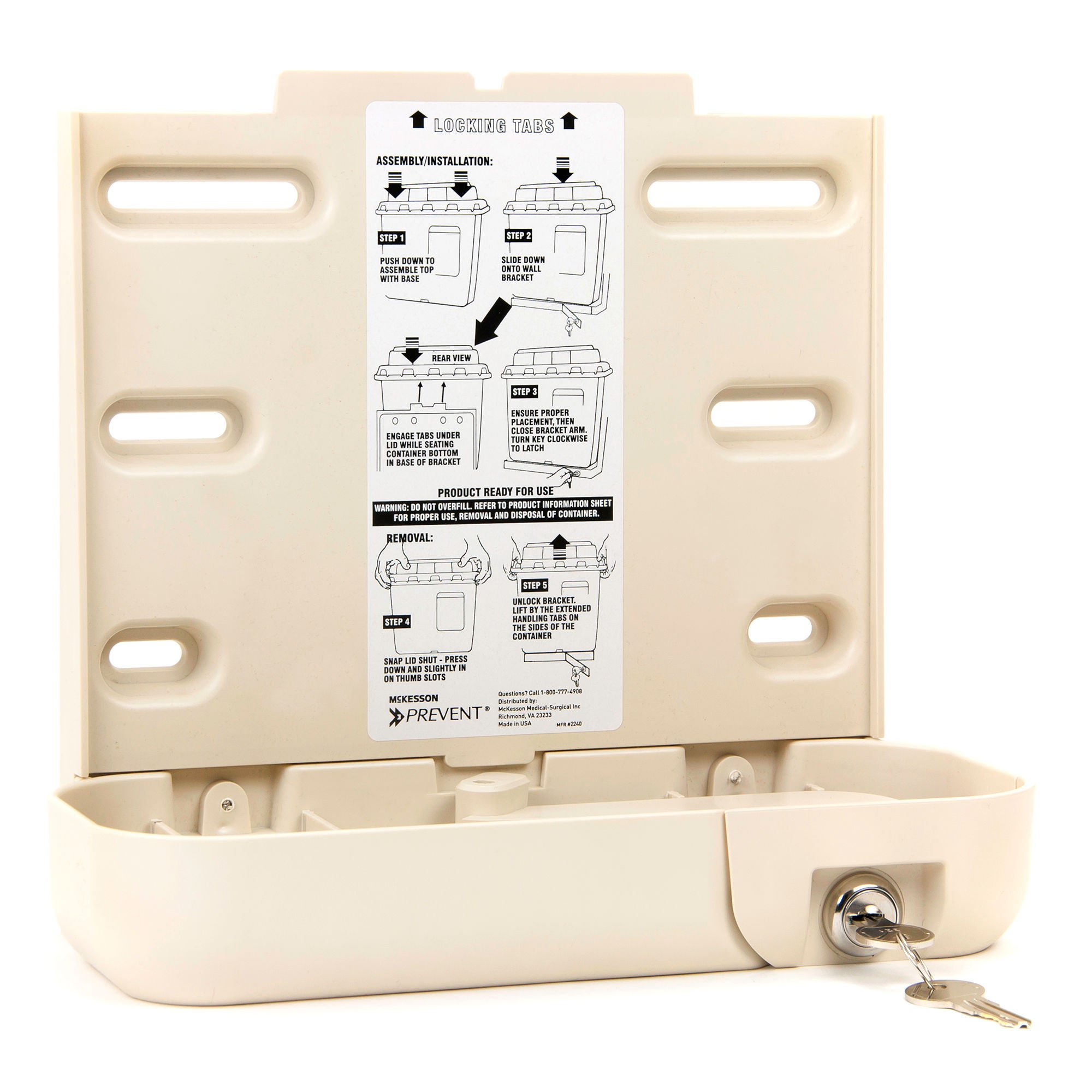 McKesson Prevent® Sharps Collector Bracket