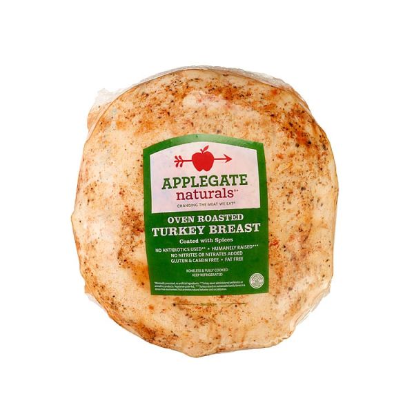 APPLEGATE NATURALS(r) Roasted Turkey Breast, 2/4.5 lb avg. . C1CB - Front Center Inner Pack (Hi Res)