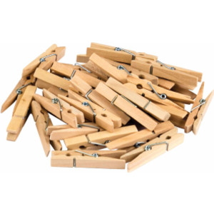 STEM Basics: Medium Clothespins, Pack of 50