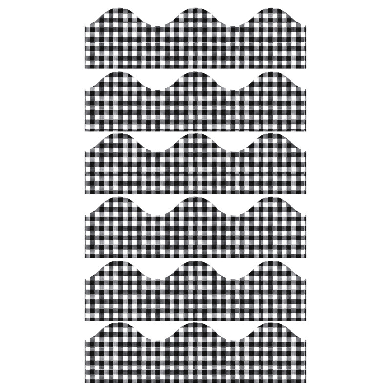 Gingham Extra Wide Deco Trim®, 37 Feet Per Pack, 6 Packs