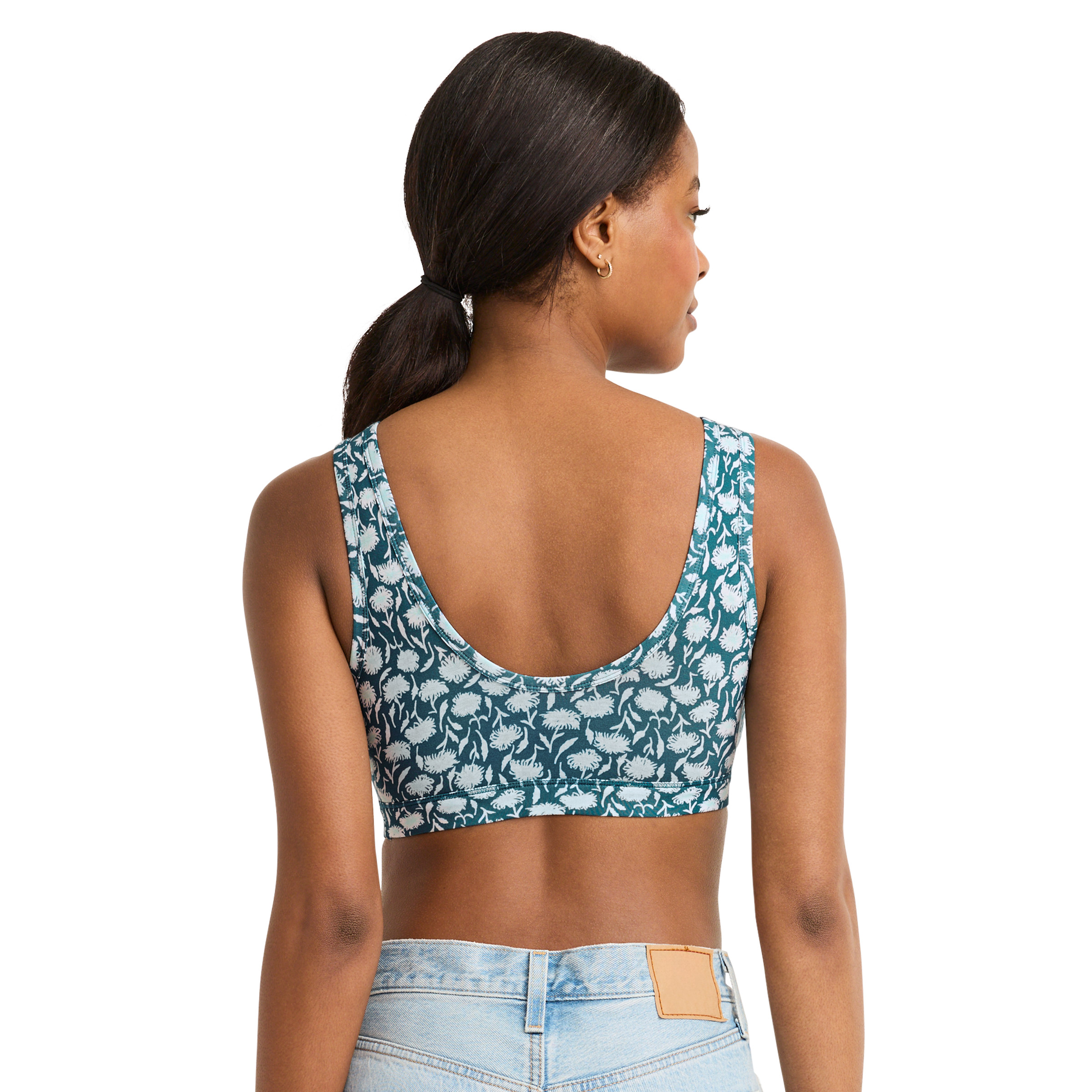 Jockey Women's Organic Cotton Stretch Tank Strap Bralette - Picture 57 of 61