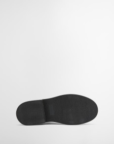 Imelda Zip-Front Ankle Boots Black Suede