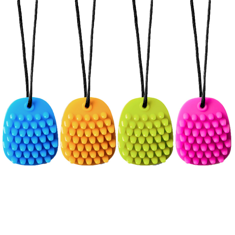 Chewy Necklace, Assorted Colors, Pack of 4