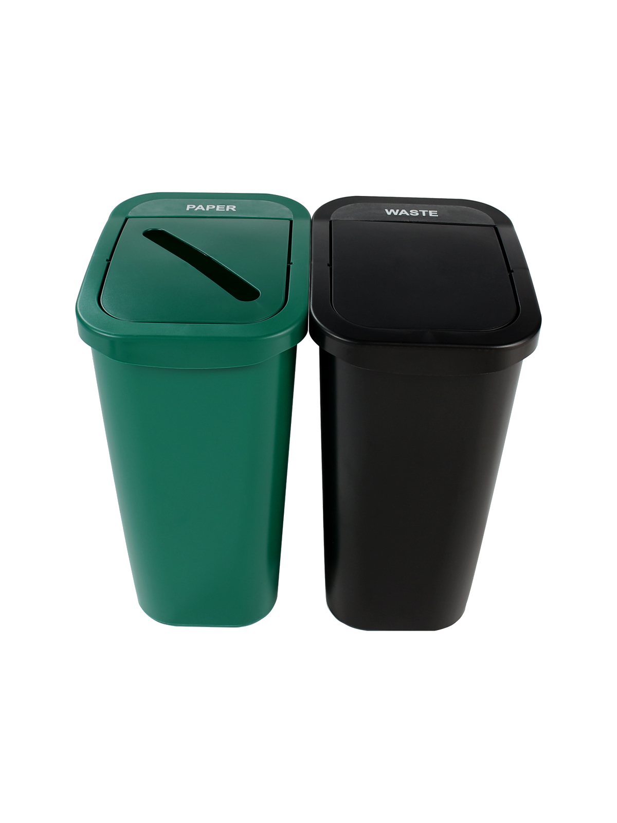 BILLI BOX – Double – Kit – 10 G – Paper-Waste – Slot-Swing – Green-Black