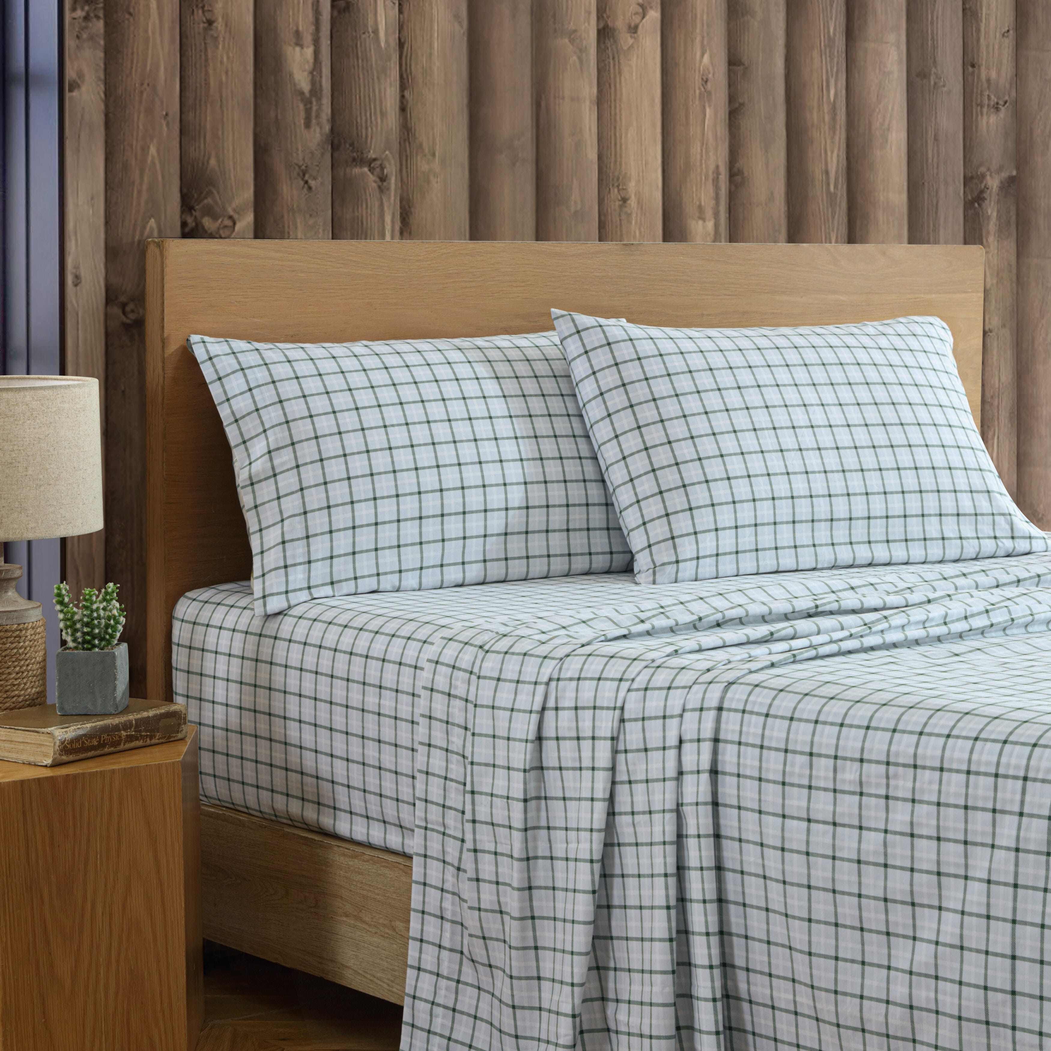 Eddie Bauer 100% Cotton Flannel Sheet Set - Picture 14 of 38