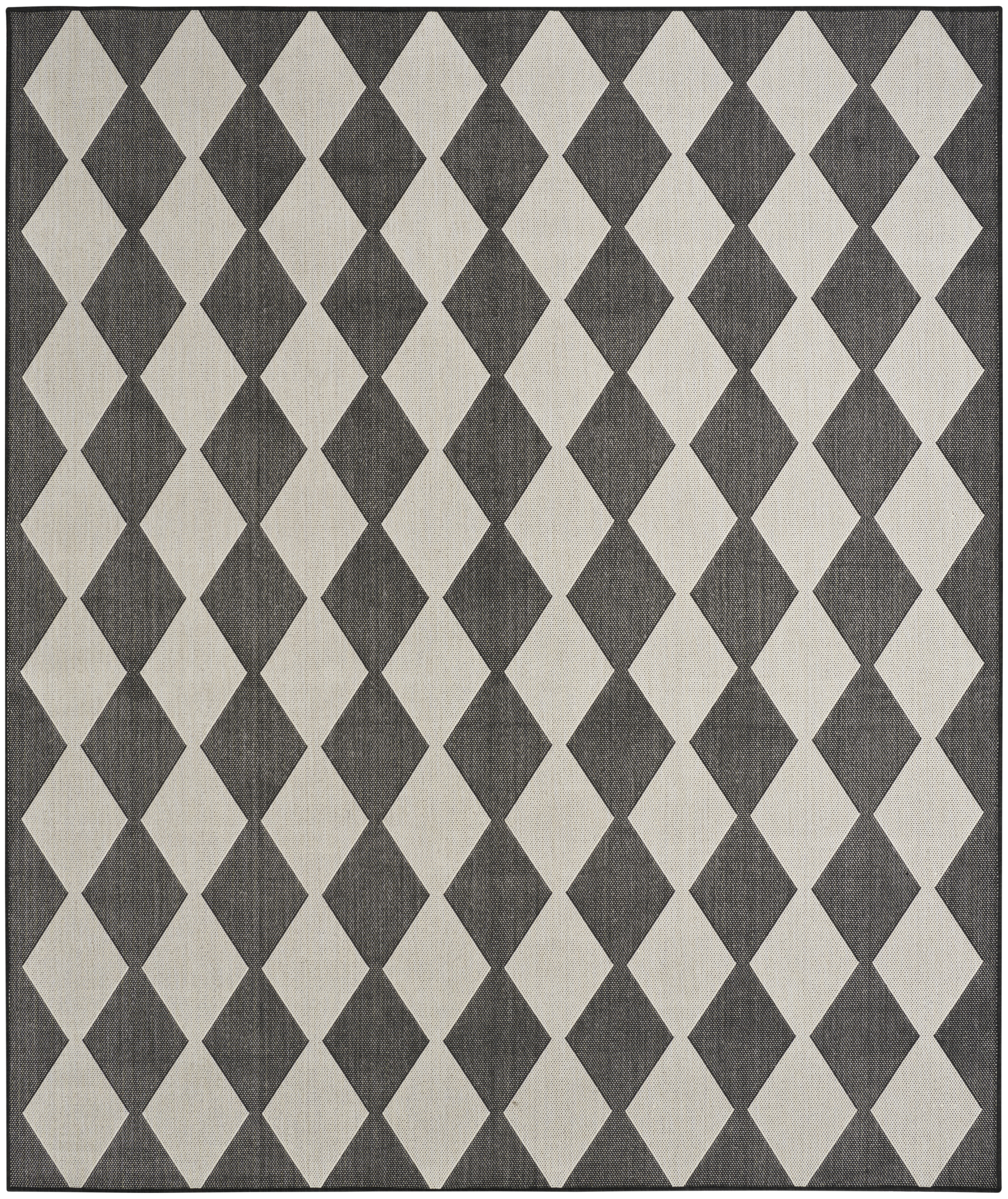 Nourison Positano 7' x 10' Black Modern Rug