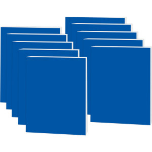 Foam Board, Blue, 20 x 30 in, Pack of 10