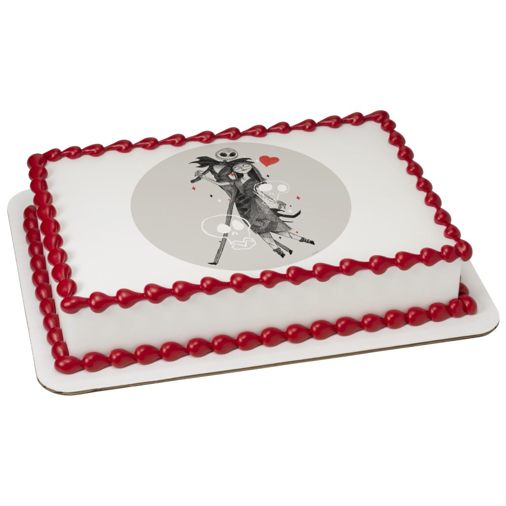 Image Cake Disney Tim Burton's The Nightmare Before Christmas Love