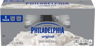 Philadelphia Original 2 Pack Soft Cream Cheese, 32 Oz