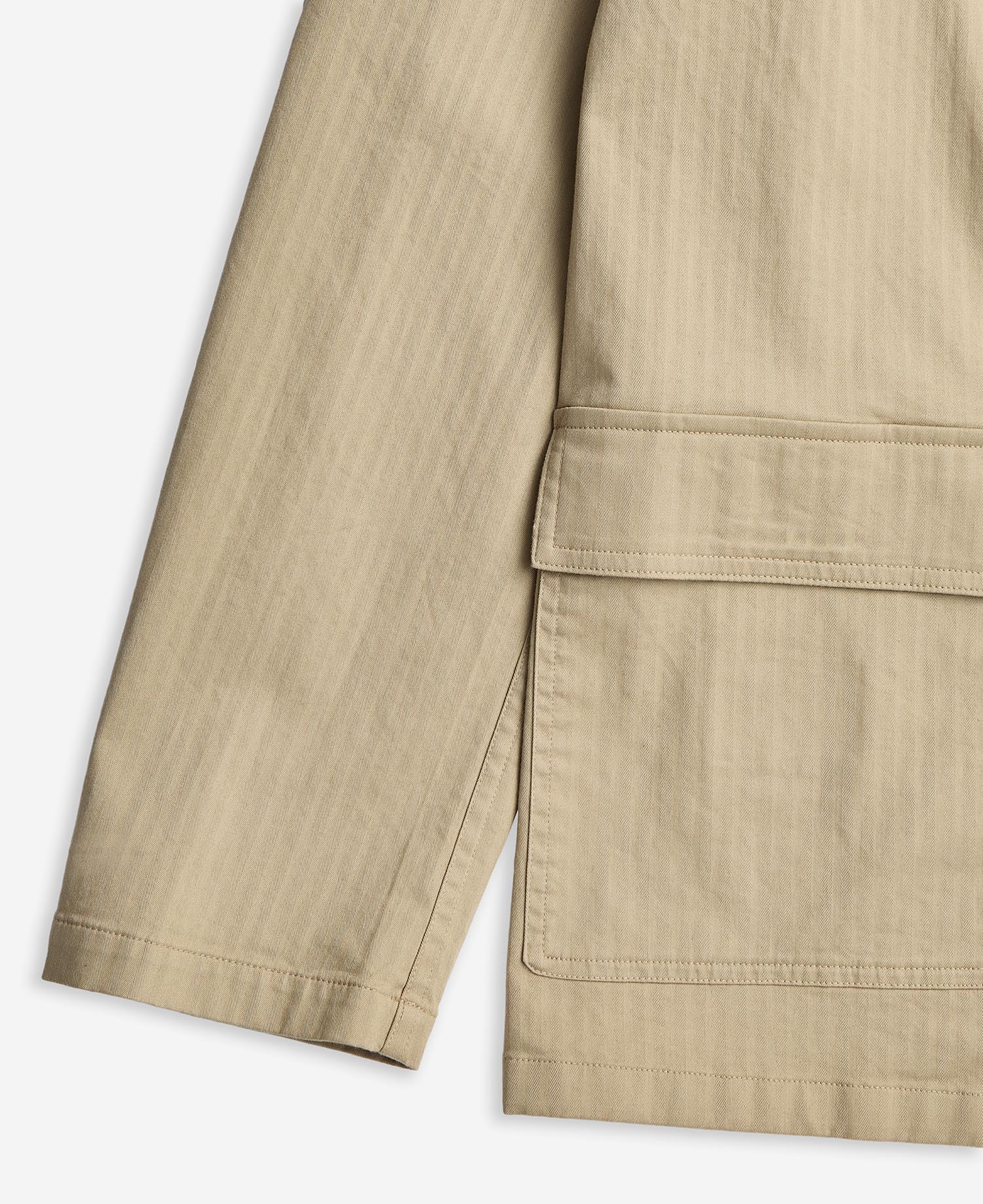 Herringbone Cotton Worker Jacket image number 6