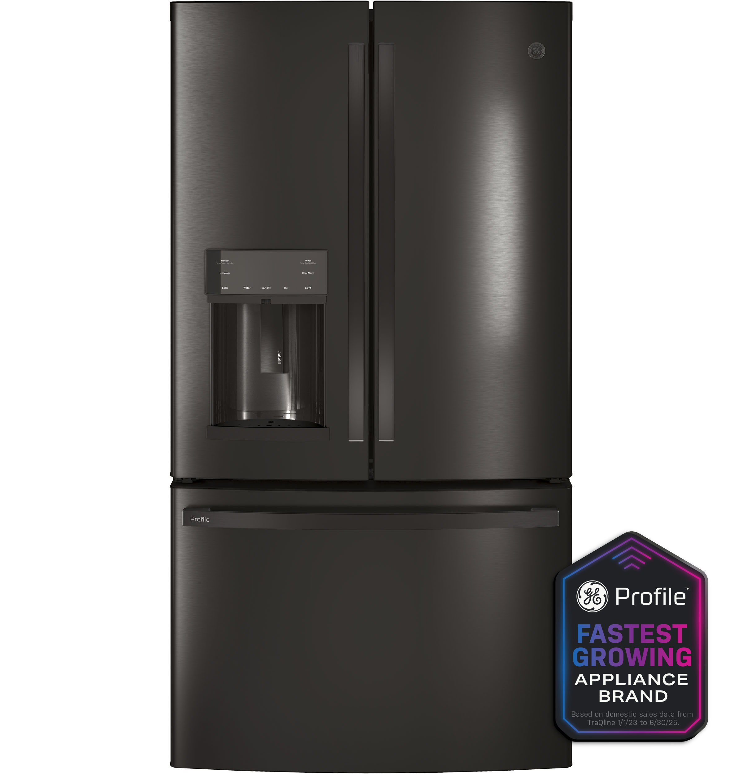 GE Profile™ ENERGY STAR® 22.1 Cu. Ft. Counter-Depth French-Door Refrigerator with Hands-Free AutoFill