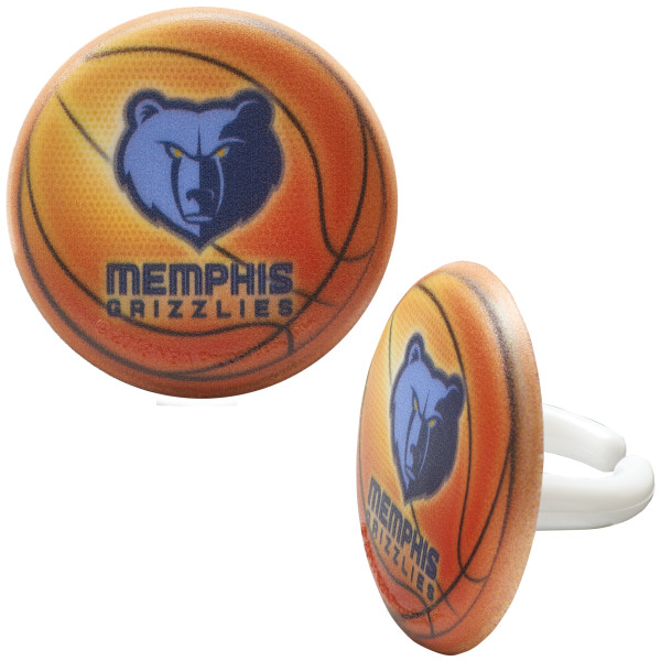NBA Team Basketball Cupcake Rings