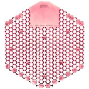Hillyard, Wave 3D Urinal Screen, Kiwi Grapefruit