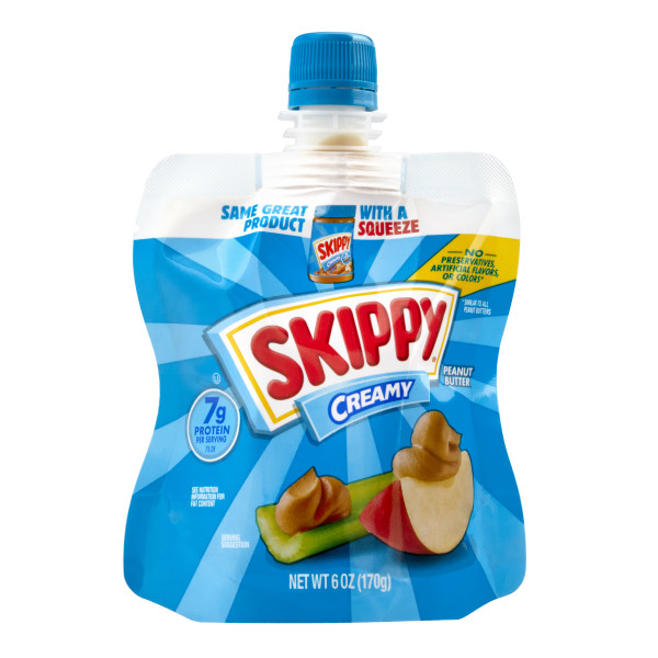 SKIPPY(r) Peanut Butter Squeeze Pack . C1CB - Front Center Inner Pack (Hi Res)