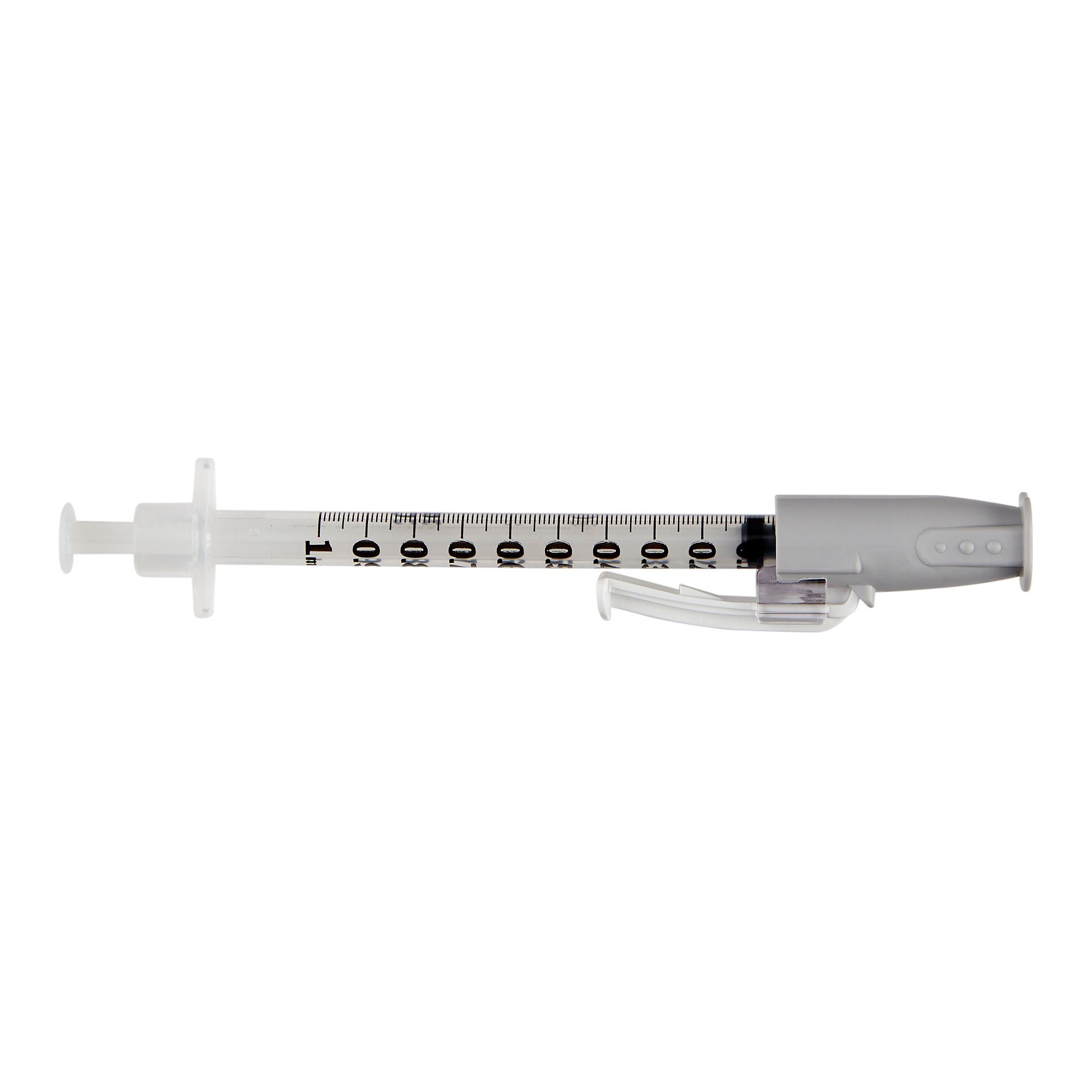 SafetyGlide™ 1 mL Tuberculin Syringe w/ Needle, 27 Gauge, 1/2 Inch Needle Length