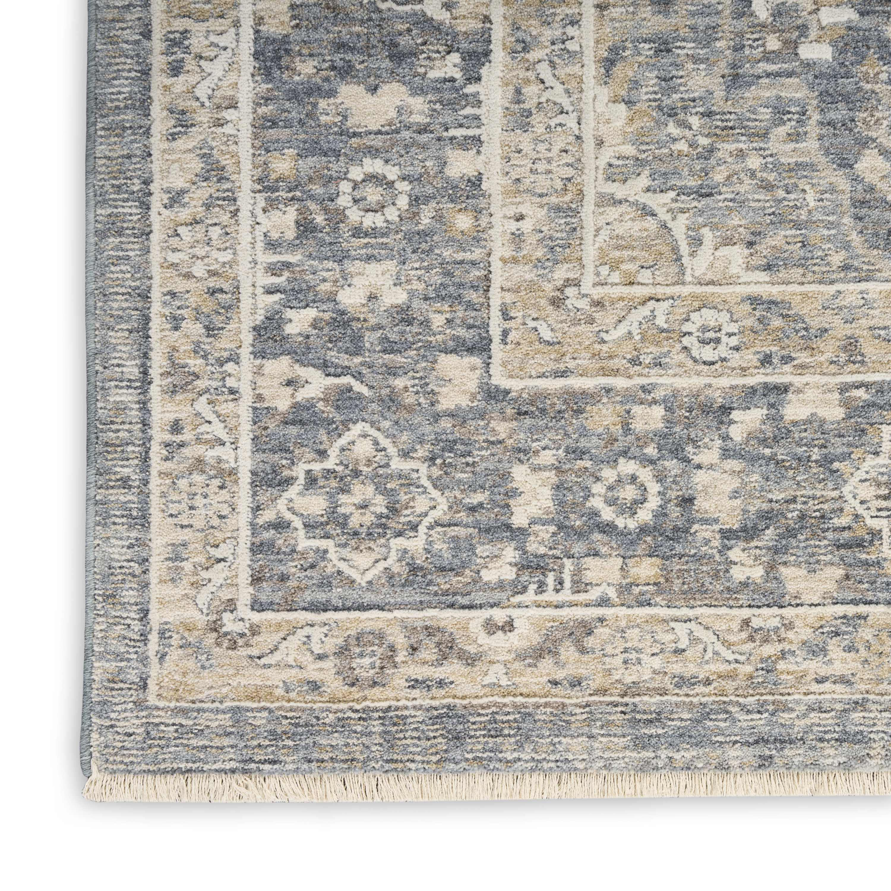 Nourison Retreat 9'6" x 13'2" Blue Vintage Indoor Rug