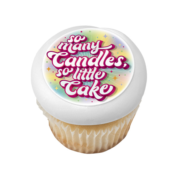 So Many Candles, So Little Cake PhotoCake® Edible Image®