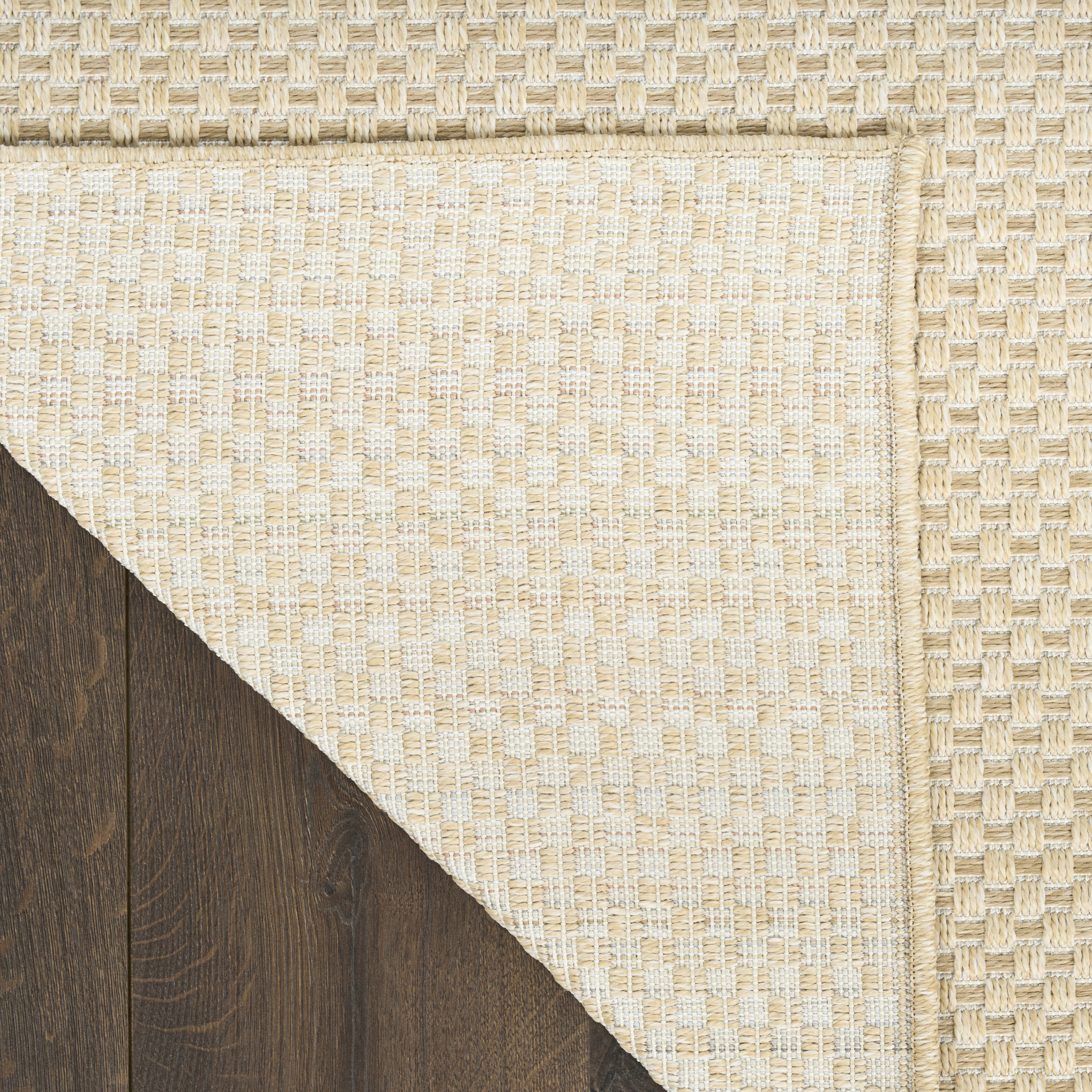 Nourison Tulum 9' x 12' Cream Outdoor Rug