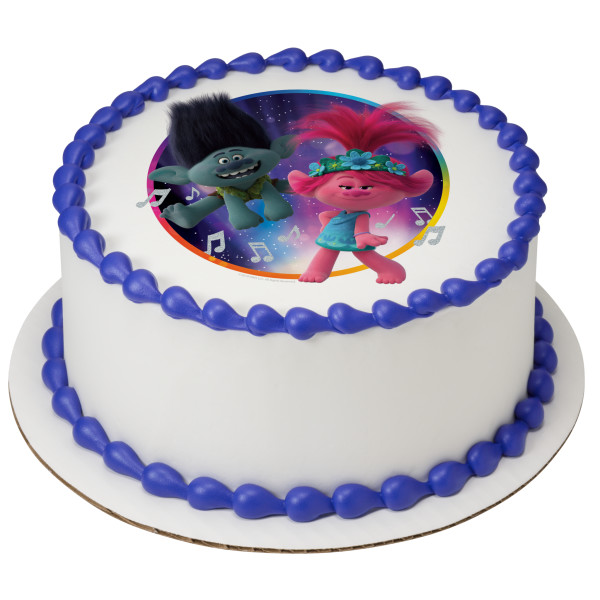 DreamWorks Trolls World Tour Let's Dance! PhotoCake® Edible Image®