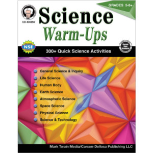 Science Warm-Ups Resource Book, Grade 5-8, Paperback