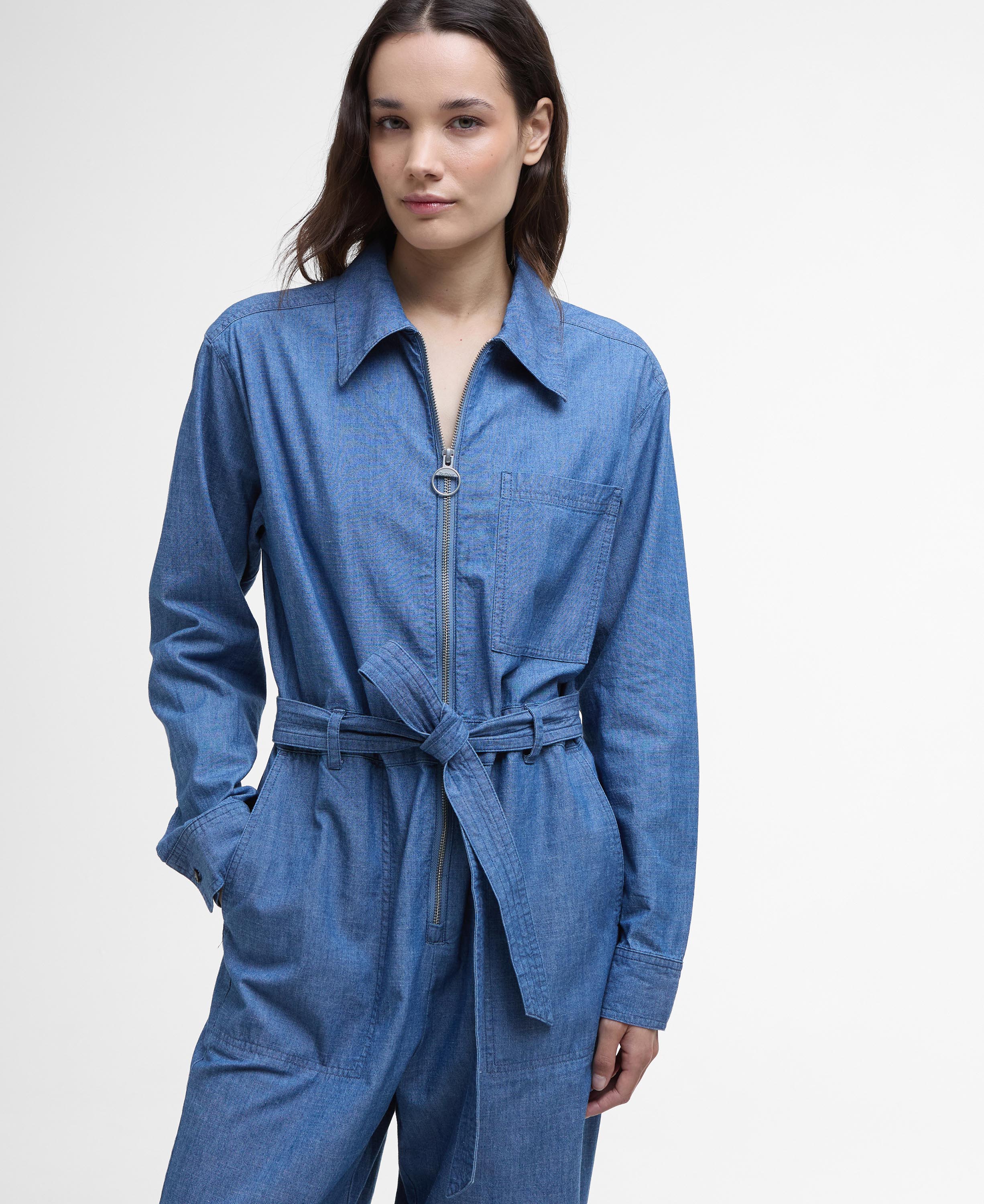 Emmie Denim Jumpsuit image number 4
