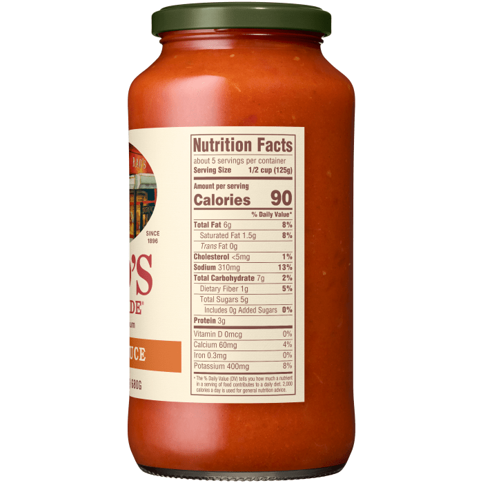 Vodka Sauce, 24 oz - Right Image