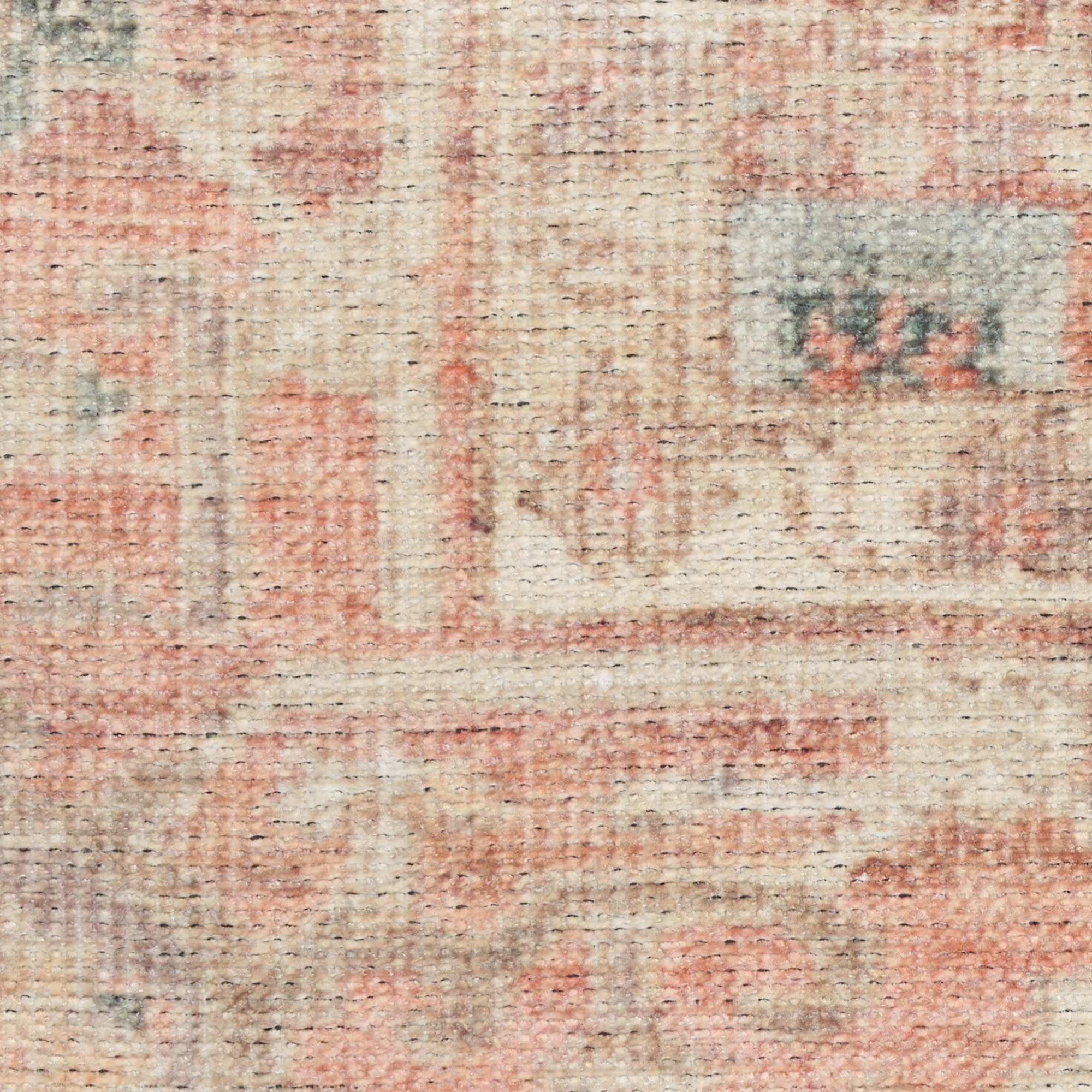 Nourison Vintage Washables 9' x 12' Coral Taupe Vintage Indoor Rug