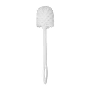 Rubbermaid Commercial, 14.5" Toilet Bowl Brush, Plastic Handle, Polypropylene Fill, White, 24/Case