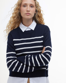 Maglione girocollo Emery con motivo a righe 