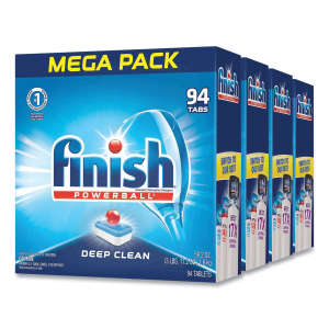 Reckitt Benckiser,  finish Powerball Dishwasher Tabs, Fresh Scent,  94 Tabs/Box