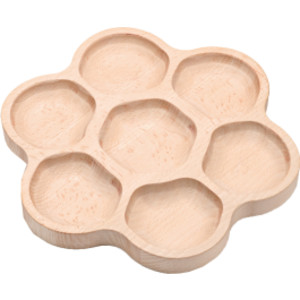 Natural Flower Tactile Tray, 6-Section