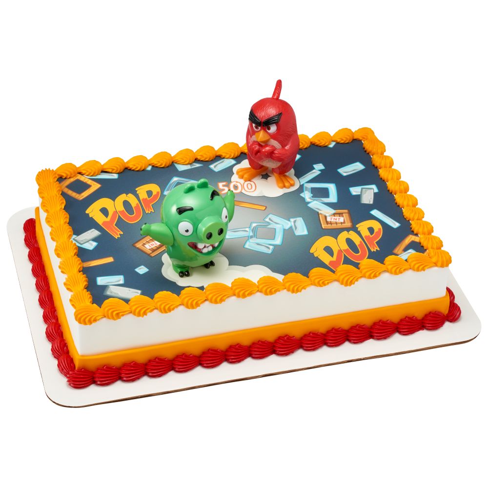 Image Cake Angry Birds™ Red Bird & Bad Piggy