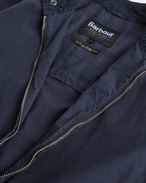 Royston Cotton Harrington Jacket Dark Denim