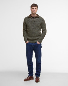 New Tyne Half-Zip Jumper Derby Tweed