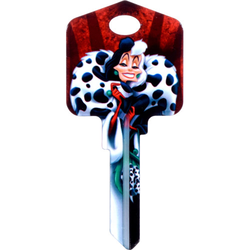 Disney Cruella De Vil Key Blank Kwikset 66/97 KW1/10