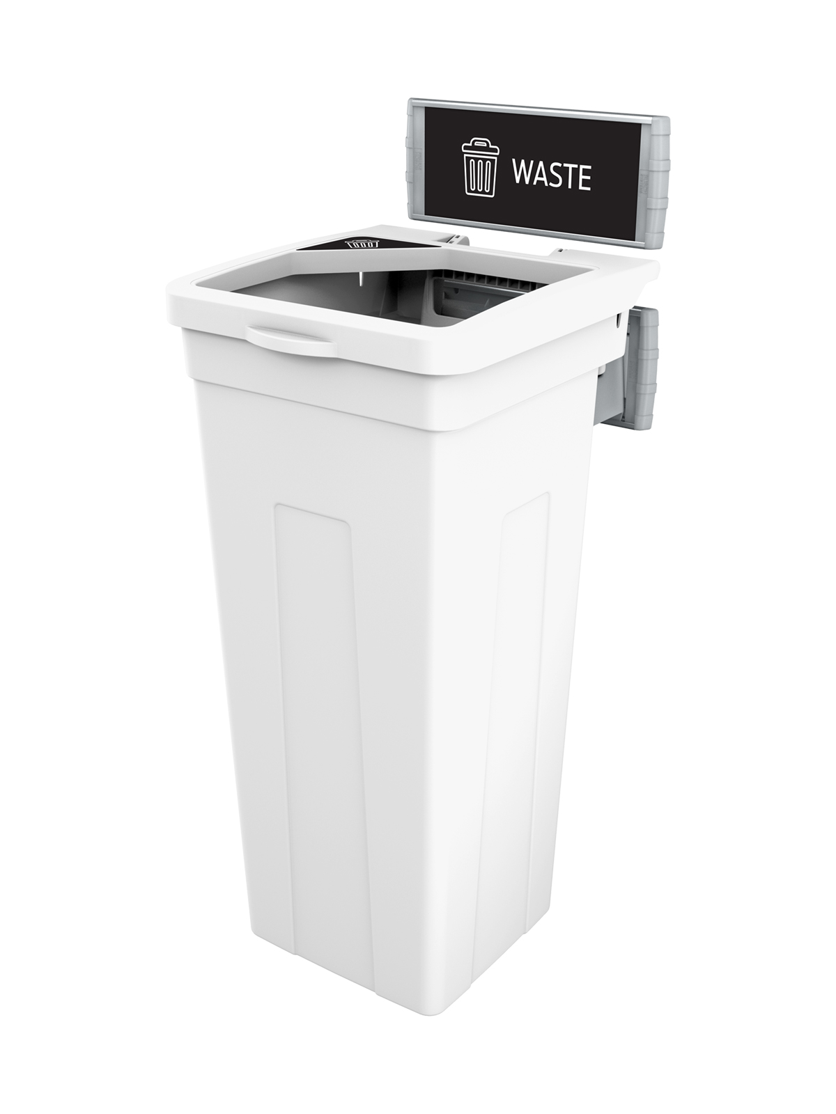 RISE – Single – Kit – Waste – Full – White