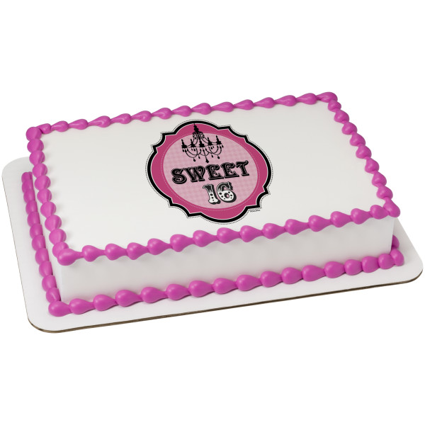 Sweet 16 PhotoCake® Edible Image®
