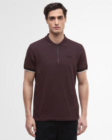 Buxton Short-Sleeved Polo Shirt Java Red