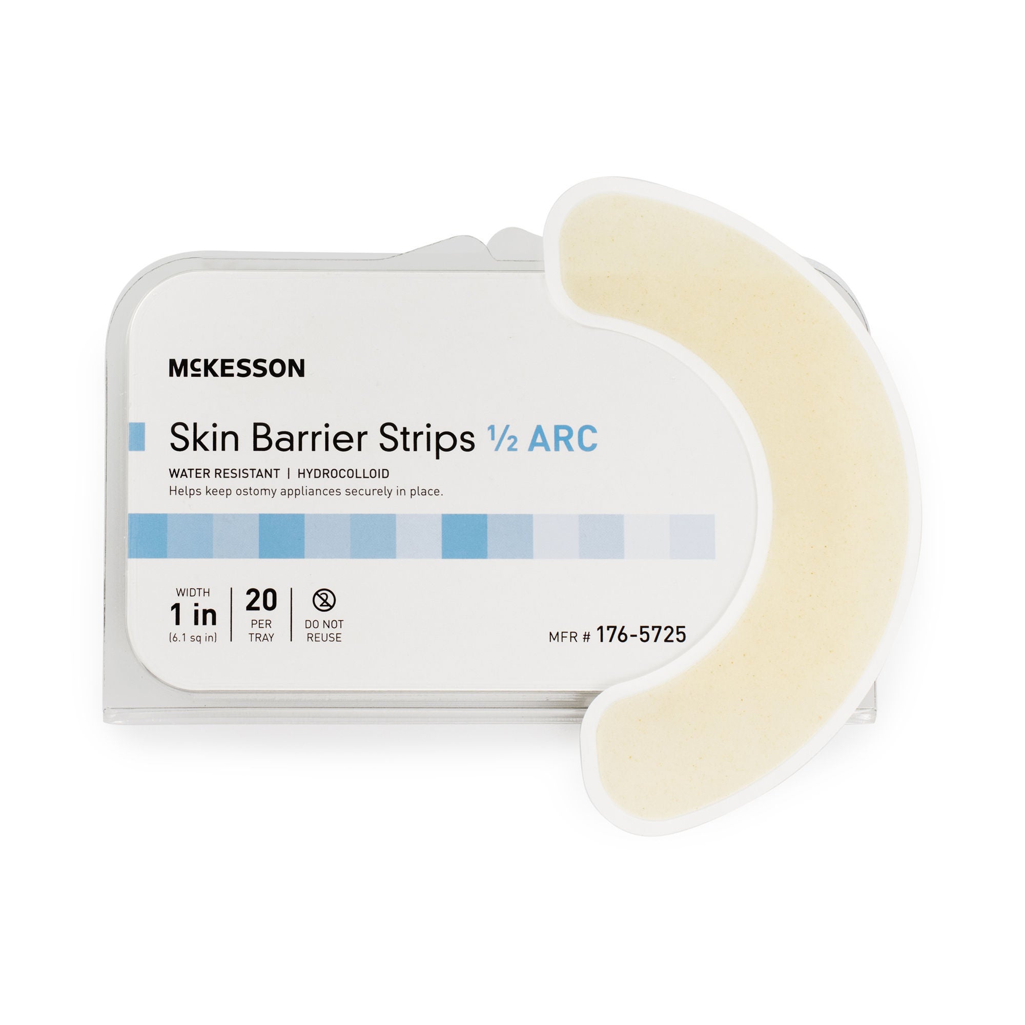 McKesson Skin Barrier Half-Arc Strip