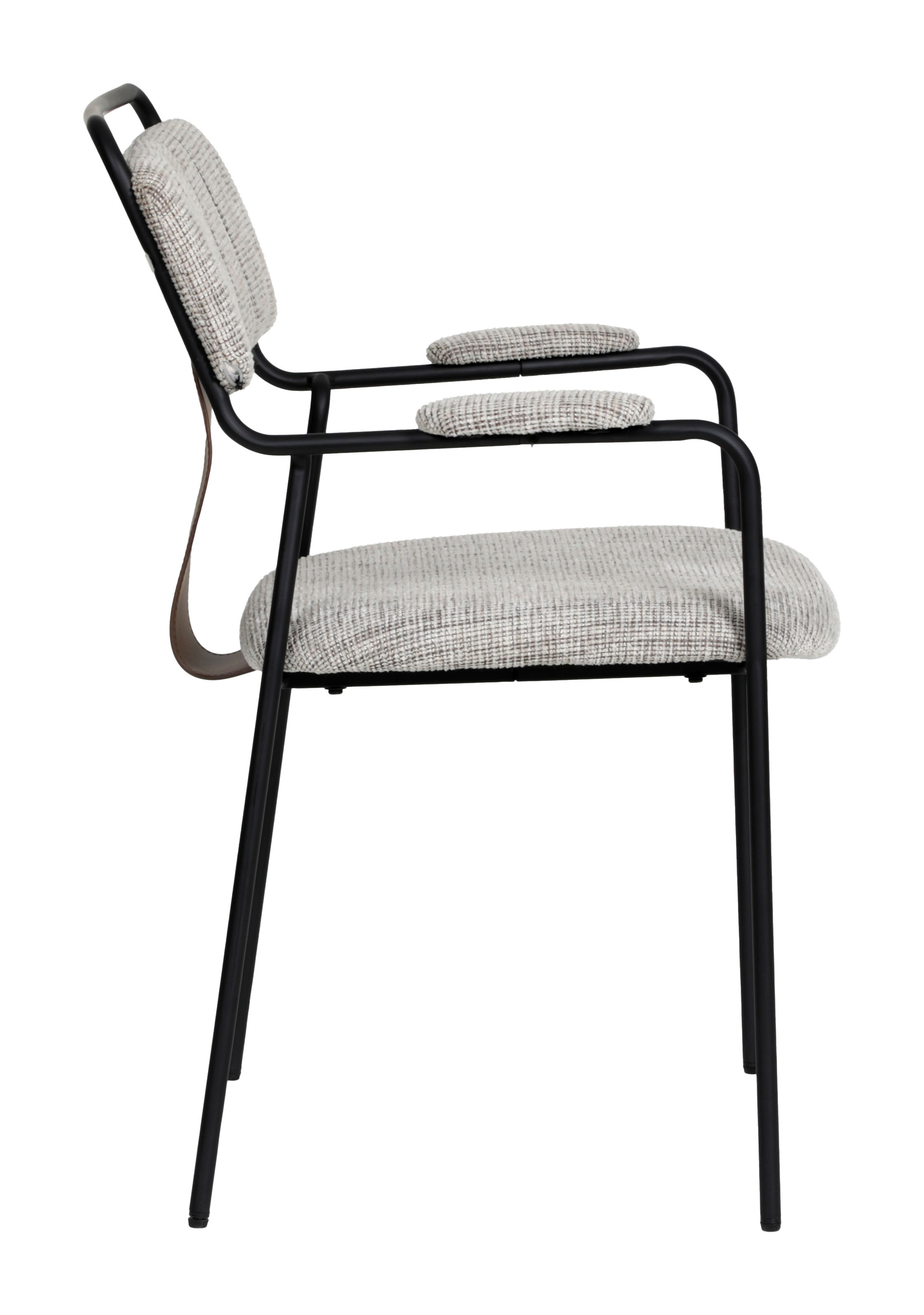 Couva Dining Chair (Set of 2) Gray Tweed product image