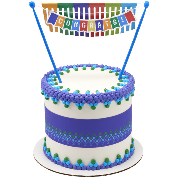 Felicidades Congrats! Banner Layon