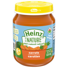 Heinz by Nature 100% Natural Baby Food - Organic Carrots Purée image