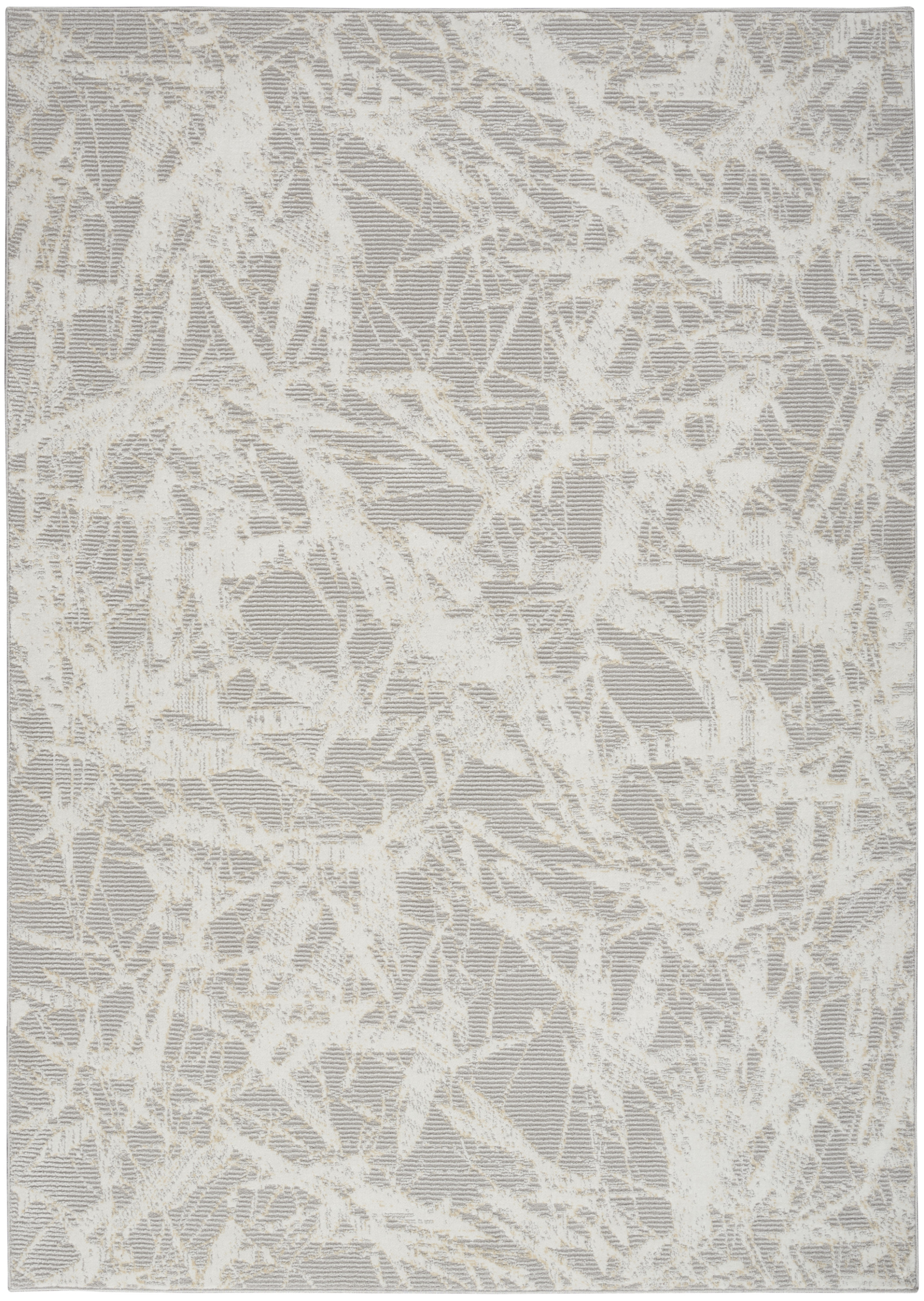 Calvin Klein CK950 Rush 3'2" x 5' Grey Ivory Modern Indoor Rug