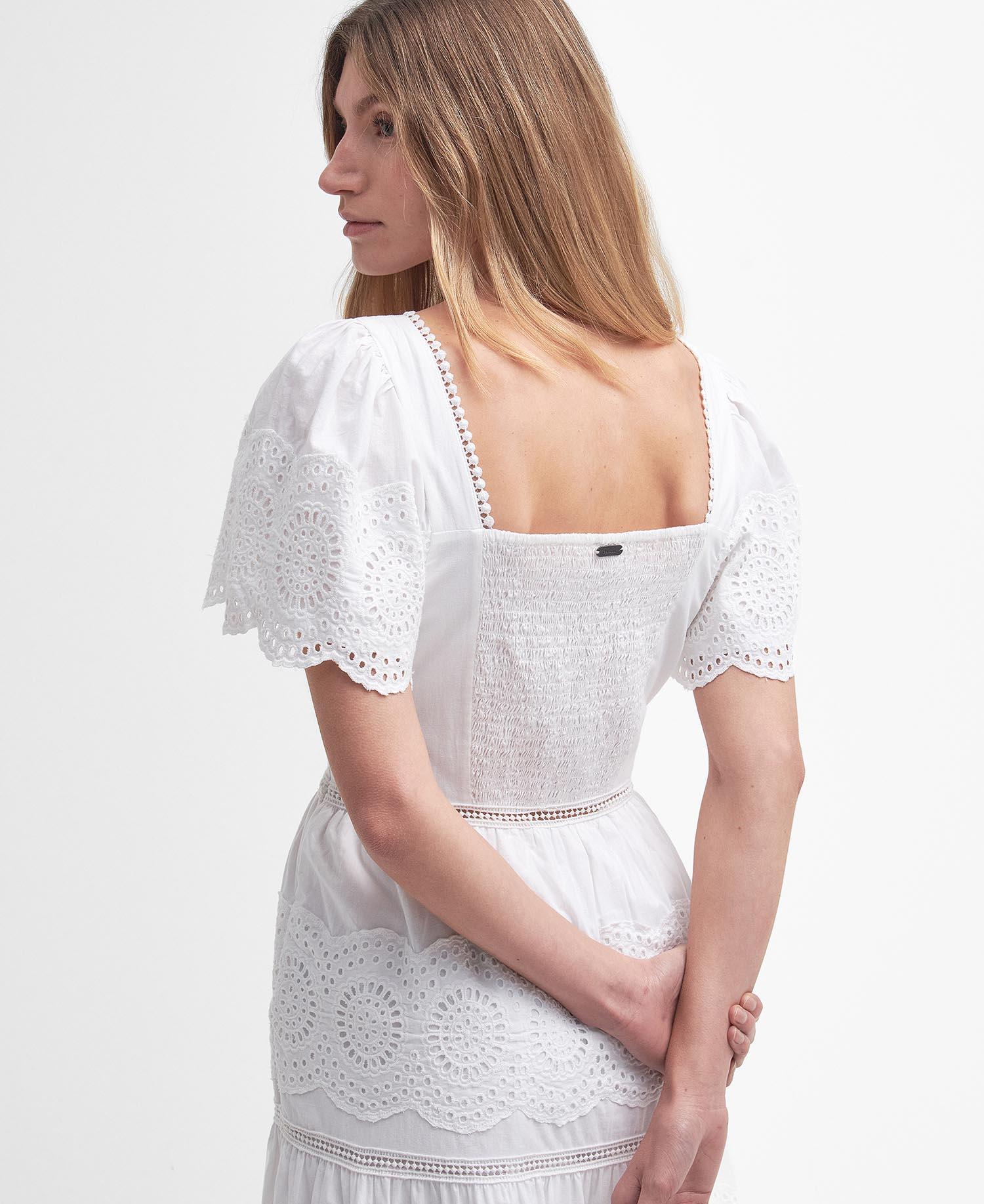 Joanne Broderie Midi Dress image number 4