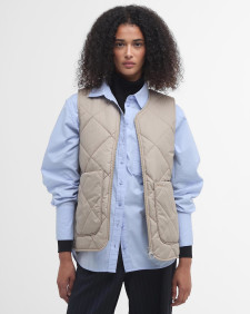 Shelby Gilet Light Trench/Sky Dress Tartan